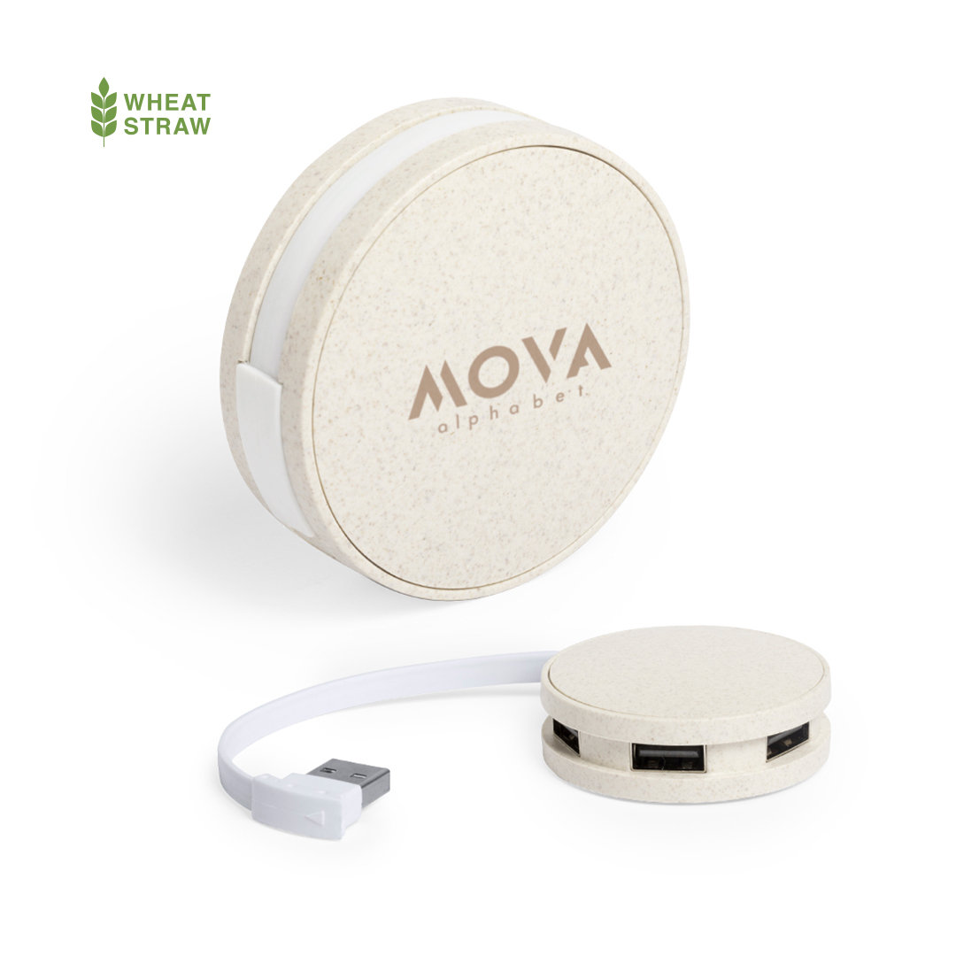 ECO CircleHub USB hub bedrukken met logo