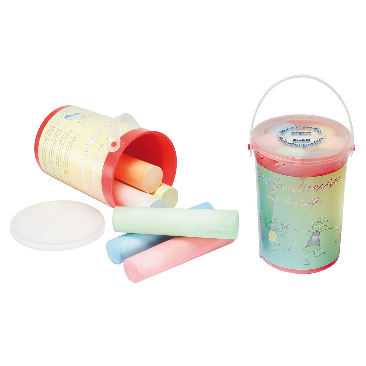 Street chalk set bedrukken met logo