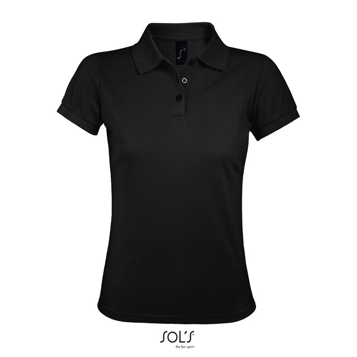 PRIME Dames Polo met Versterkte Naden op Schouders (200g/m²) bedrukken met logo