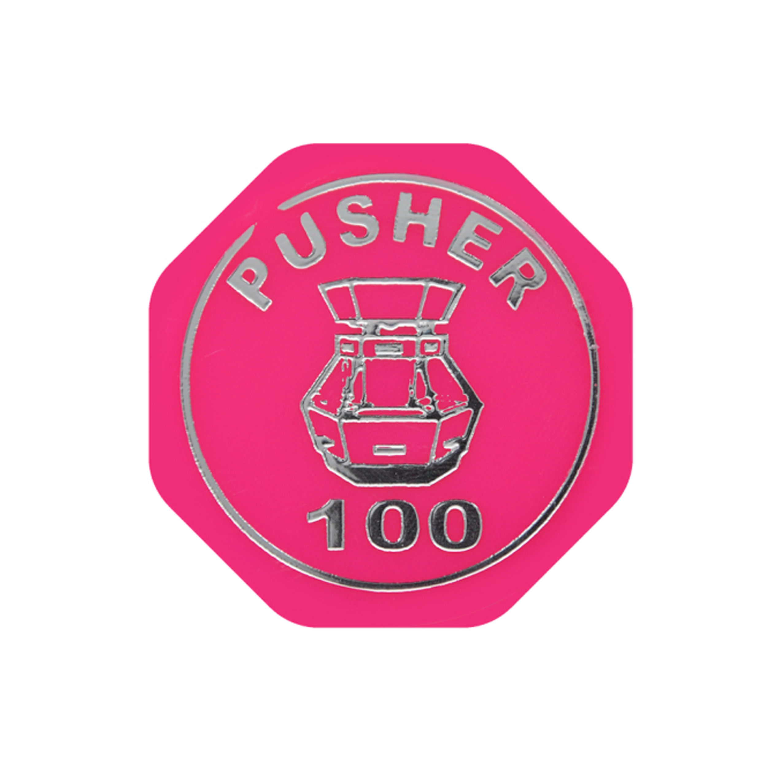 Funfair tokens with foil print octagon bedrukken met logo