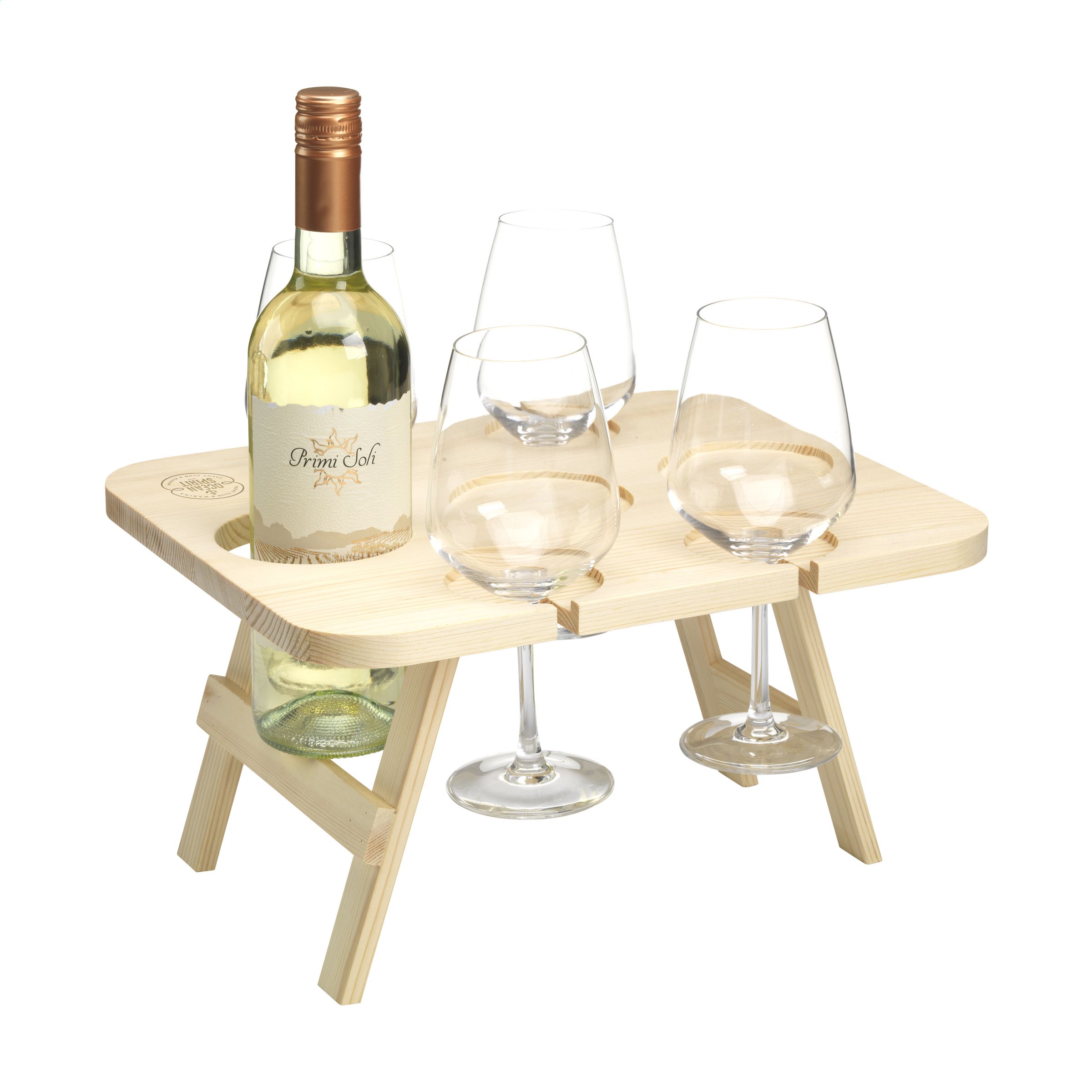 Rackpack Wine Table bedrukken met logo