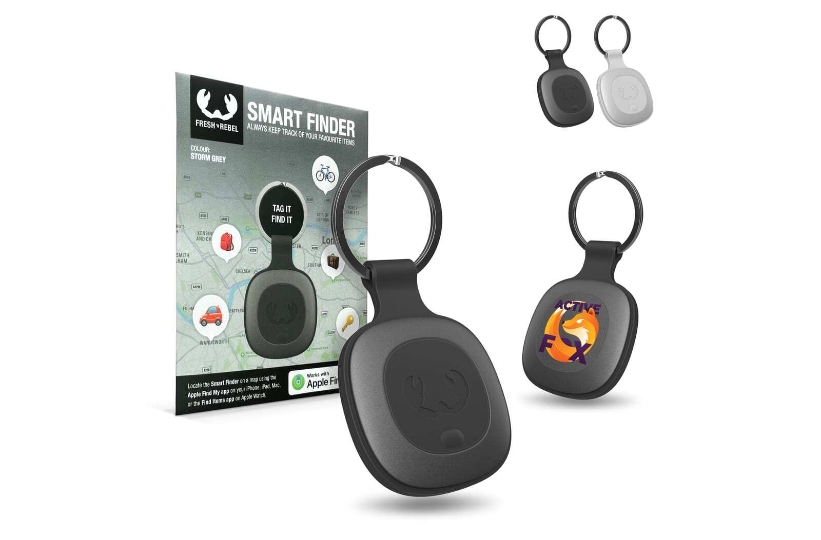 Fresh 'n Rebel Smart Finder (Apple Zoek Mijn) bedrukken met logo