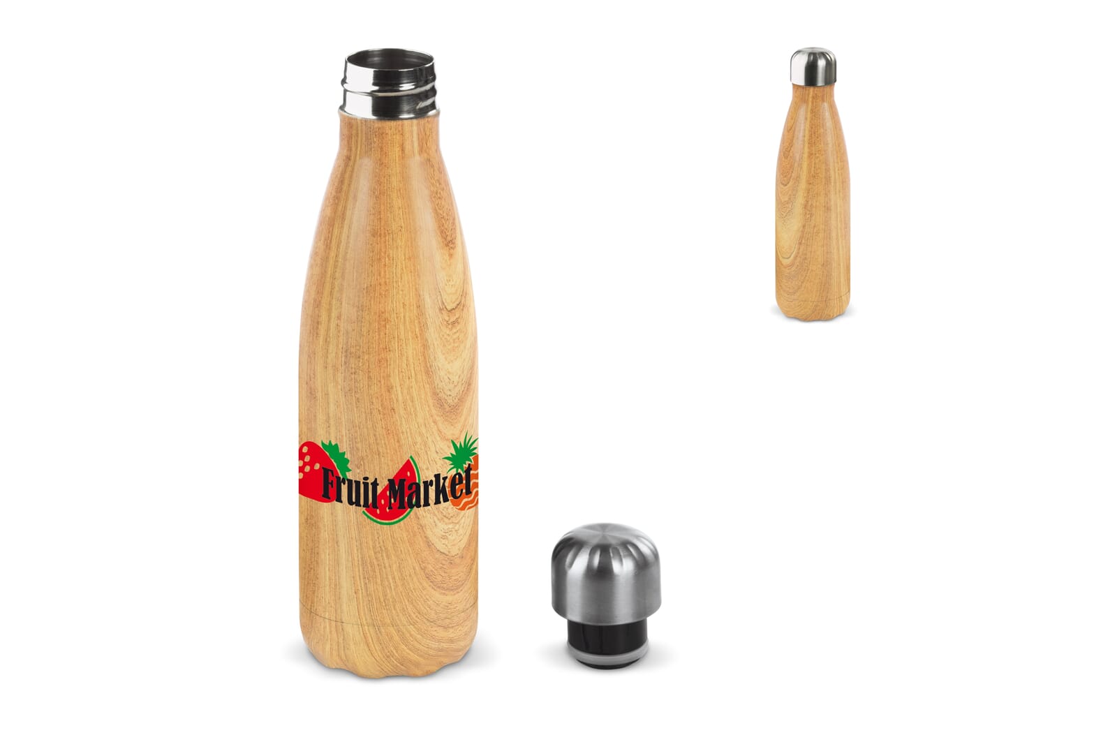 Thermofles Swing wood edition 500ml bedrukken met logo