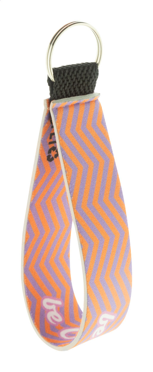 Custom made RPET-sleutelhanger bedrukken met logo