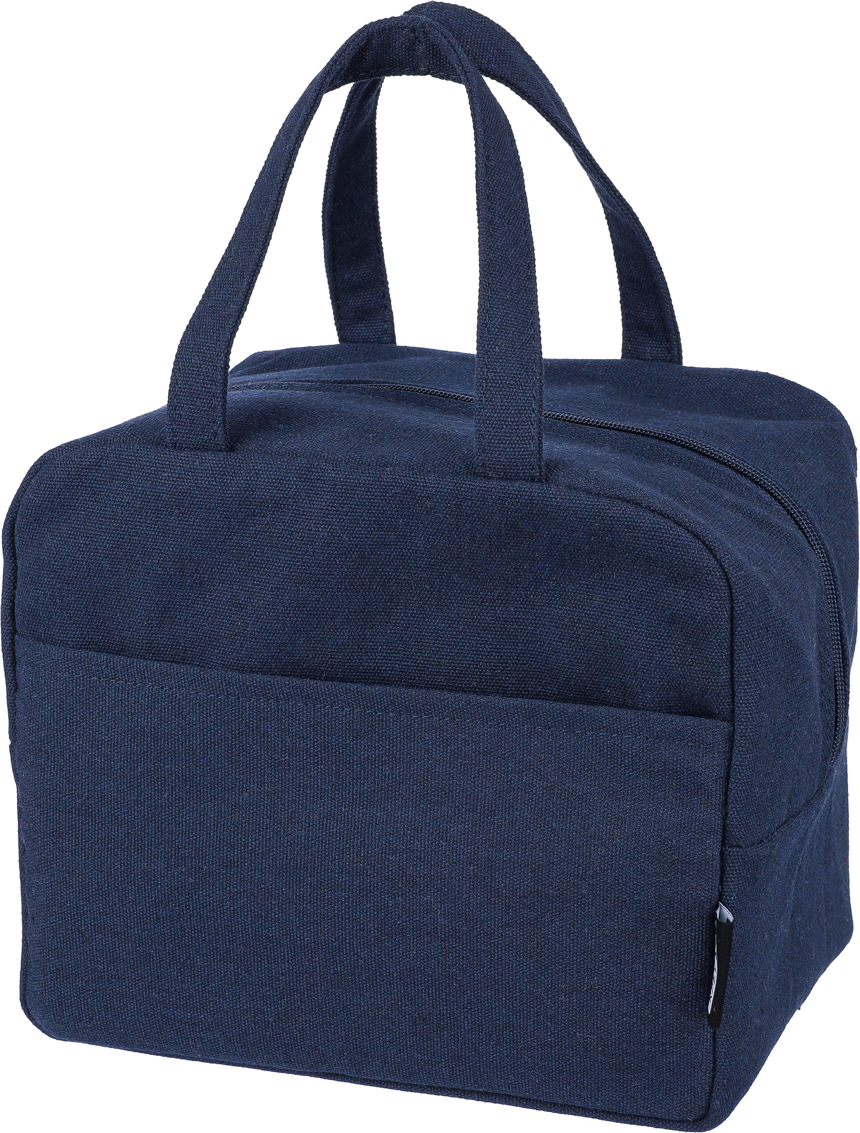 Gerecyclede polycotton (330 gsm) koeltas Elowen bedrukken met logo