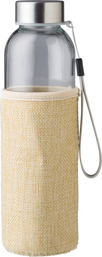 Glazen drinkfles (500 ml) Kaydence bedrukken met logo