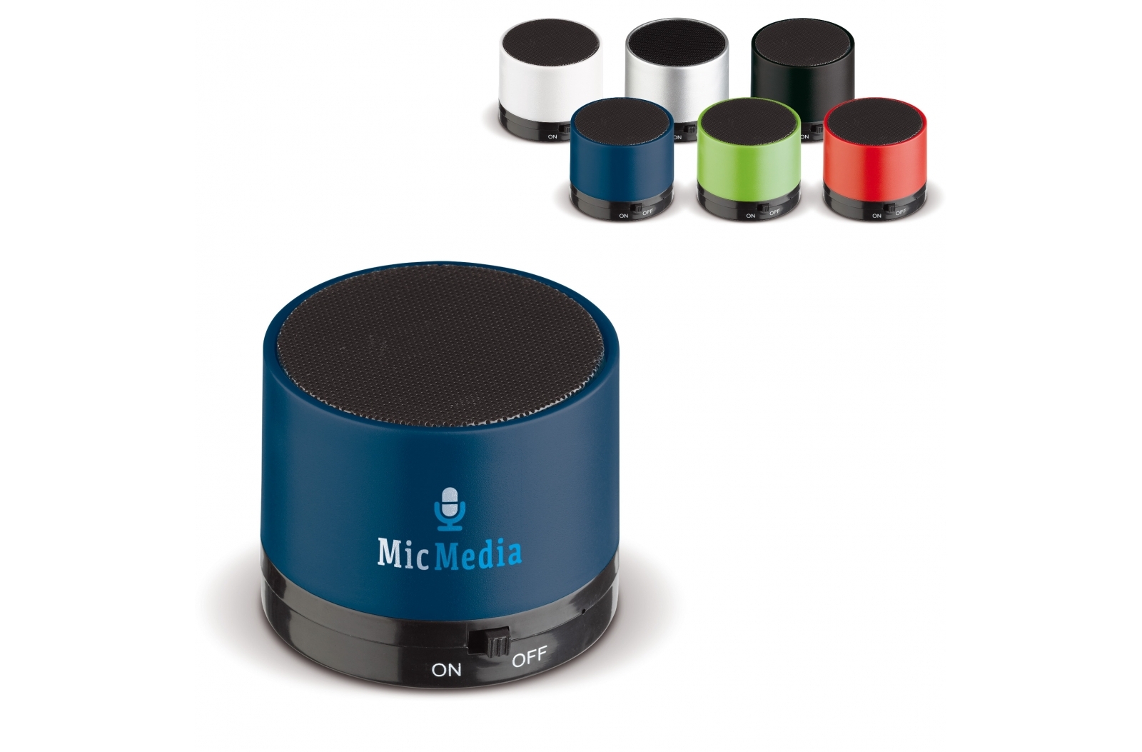 Draadloze mini speaker 3W bedrukken met logo