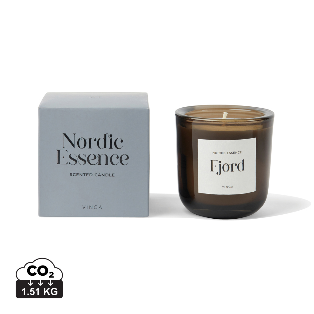VINGA Nordic essence geurskaars klein bedrukken met logo