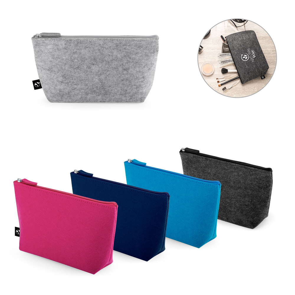 MALLORCA. Multifunctionele tas van gerecycled vilt (rPET) bedrukken met logo