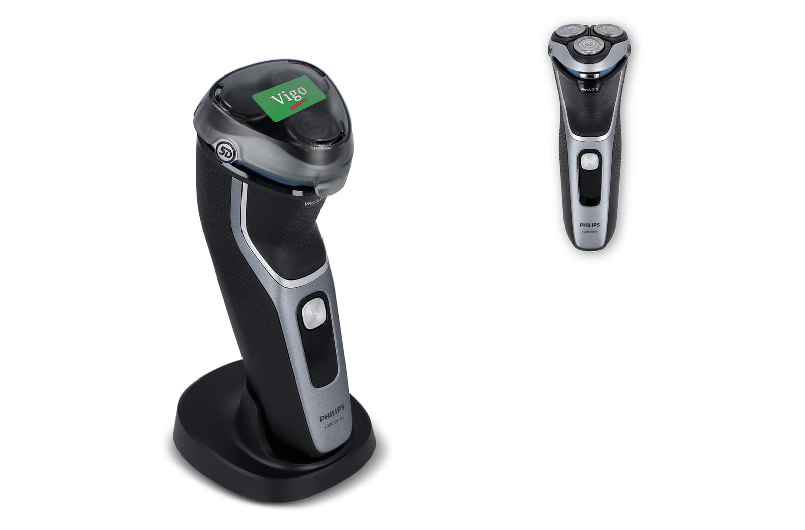 Philips Elektrisch scheerapparaat voor nat en droog scheren bedrukken met logo