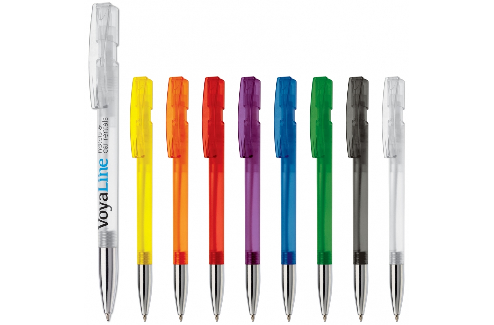 Balpen Pareid metal tip transparant bedrukken met logo