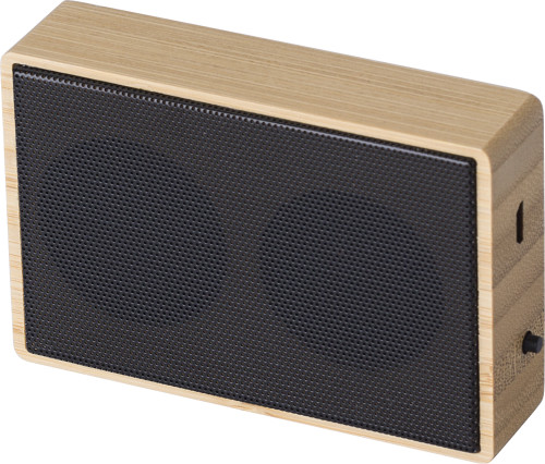 Bamboe draadloze speaker Fox bedrukken met logo