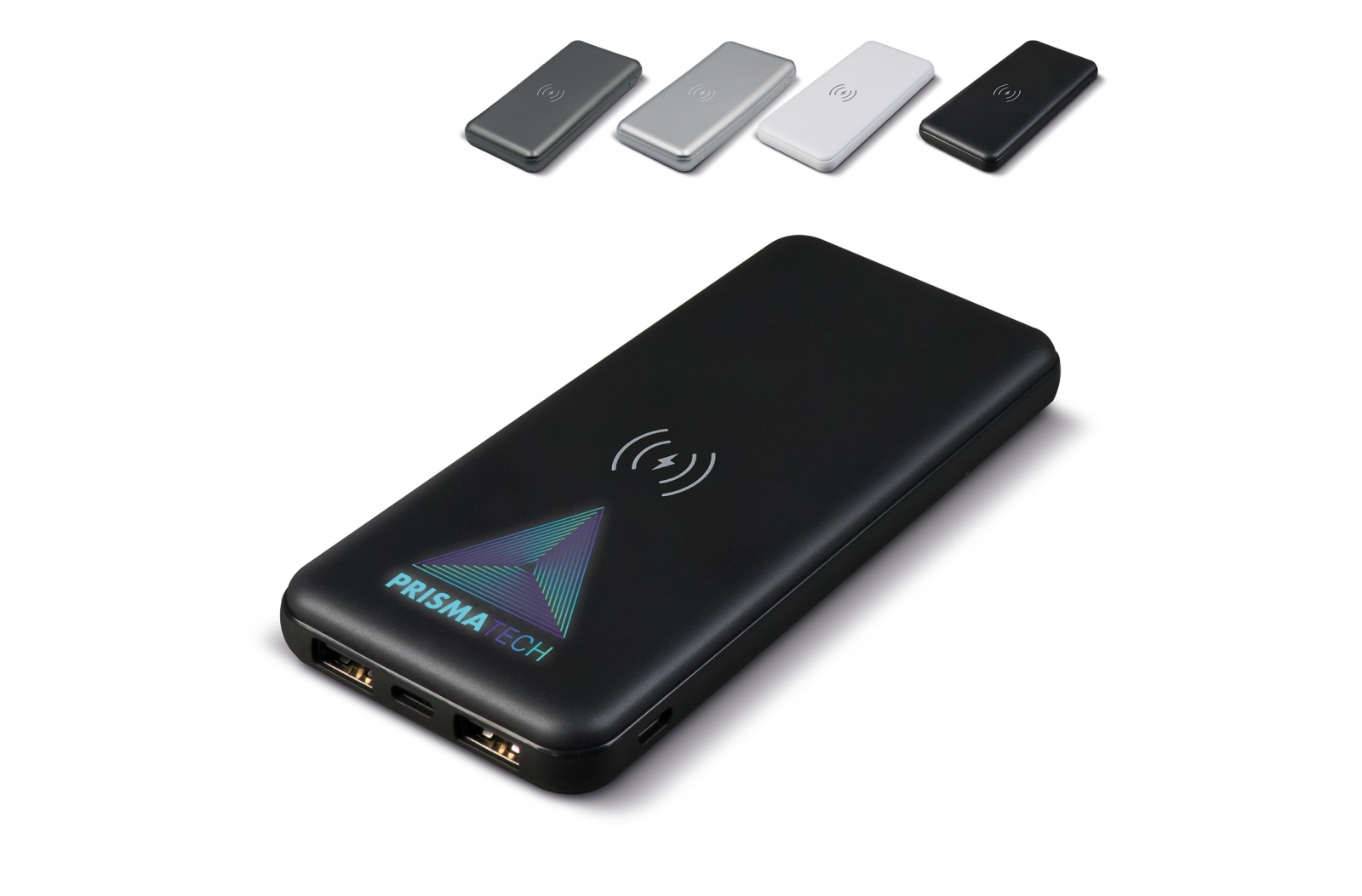 Beeston Powerbank Elite met draadloze oplader 8.000mAh 5W bedrukken met logo