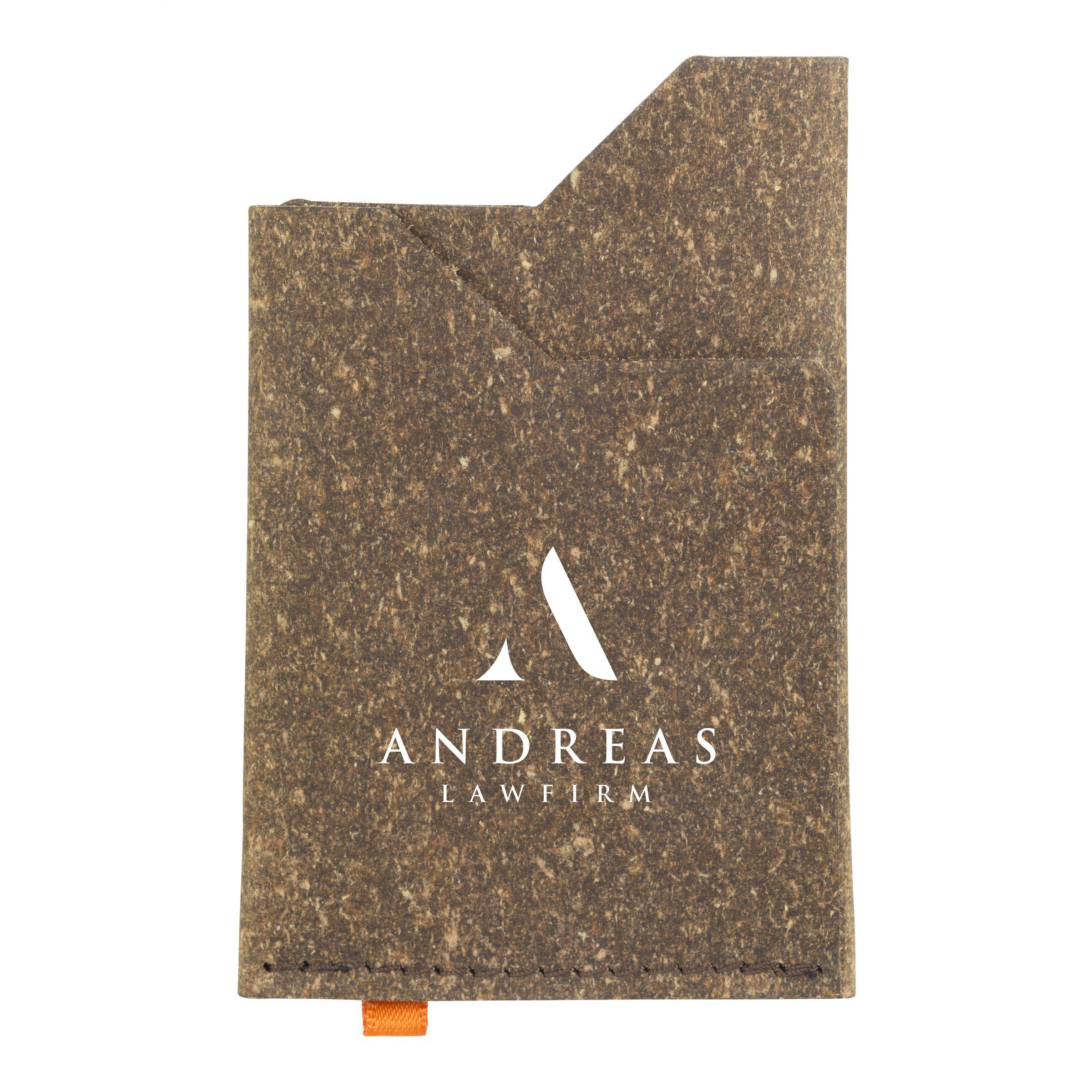 Nosh Recycled Leather Cardholder kaarthouder bedrukken met logo