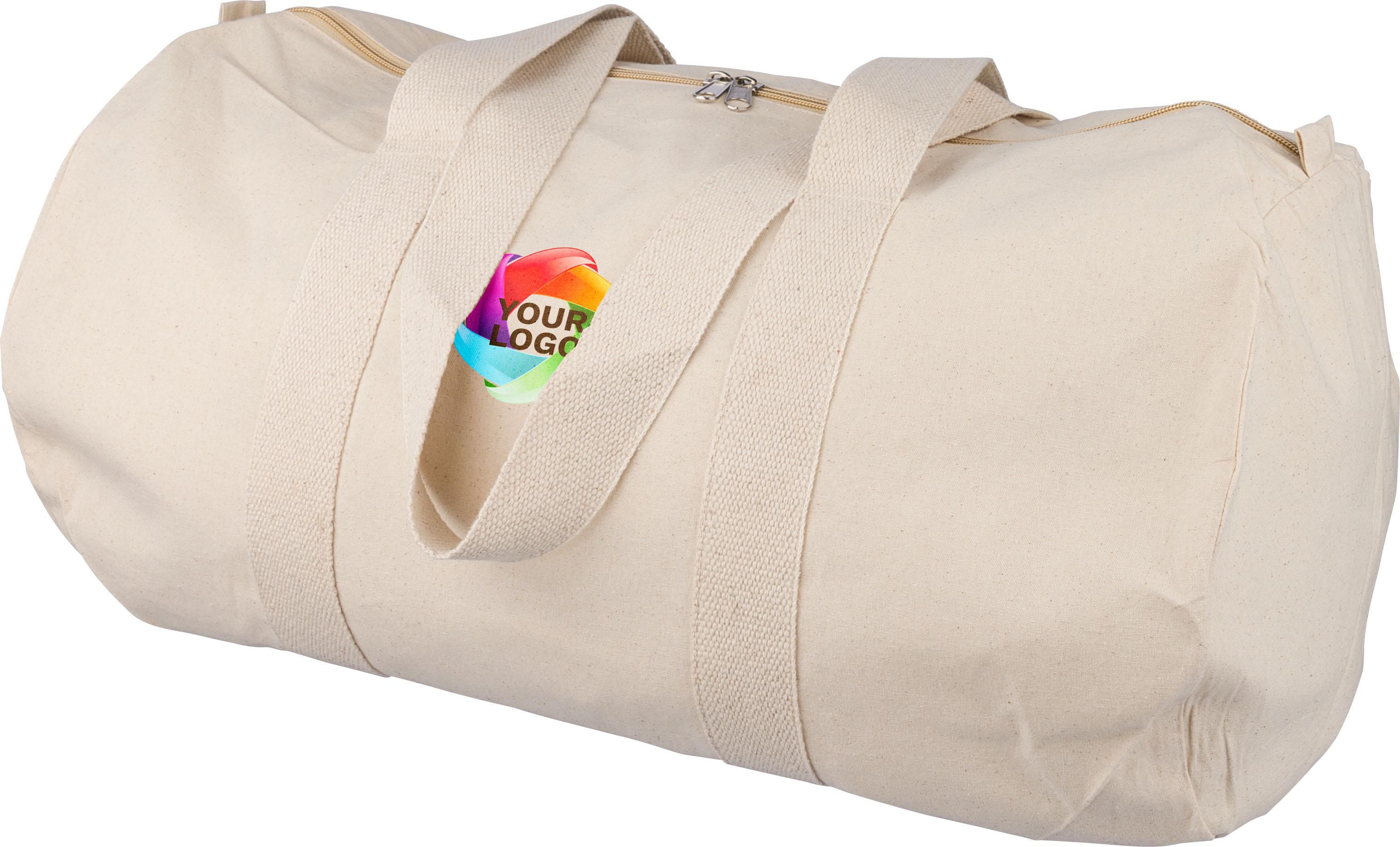 Katoen (180 gr/m²) sporttas Elora bedrukken met logo