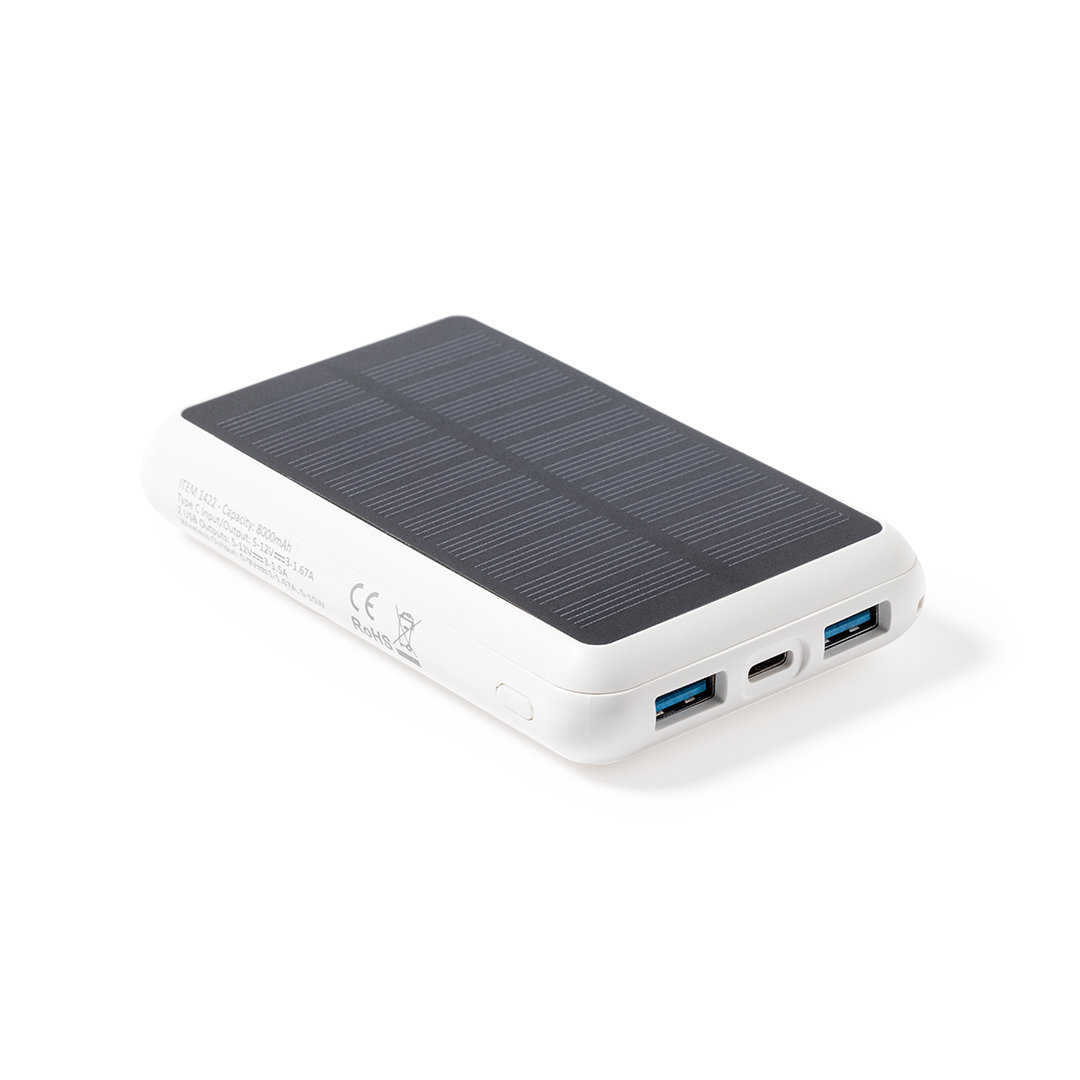Draadloze Powerbank Recharge 8.000 mAh bedrukken met logo