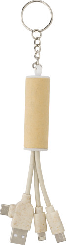 Billy USB-oplader sleutelhanger  bedrukken met logo