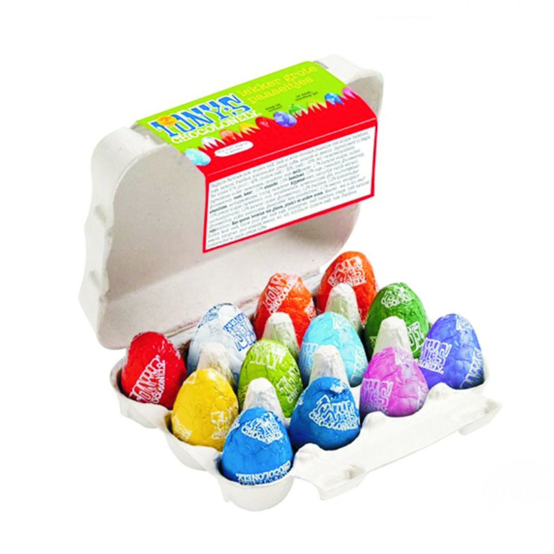 Tony's Chocolonely eierdoosje bedrukken met logo