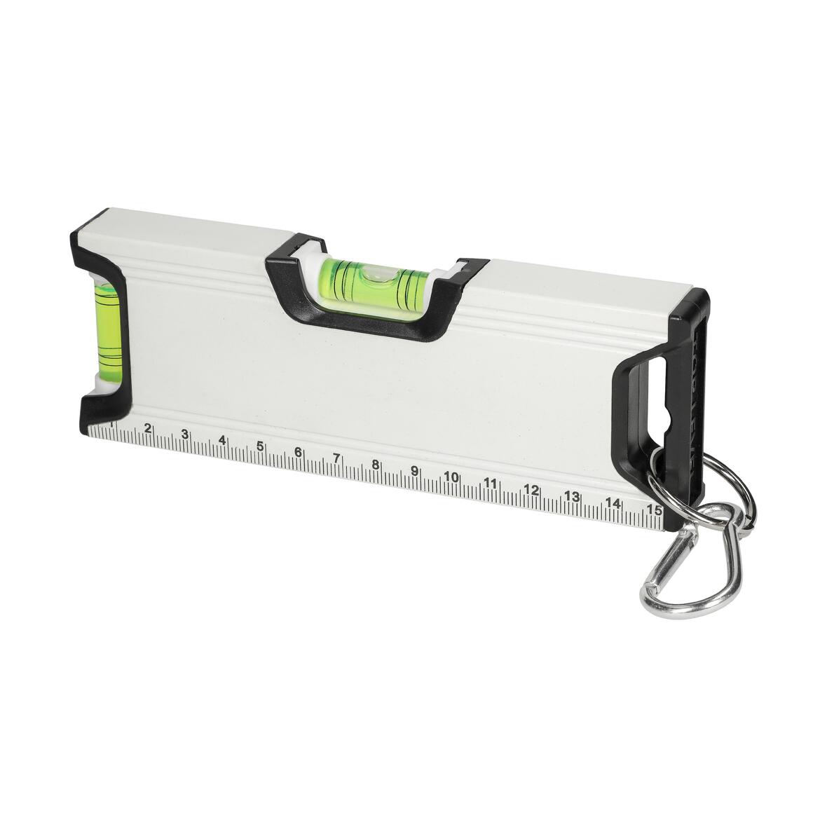 Spirit level "Misura" 15,5 cm bedrukken met logo