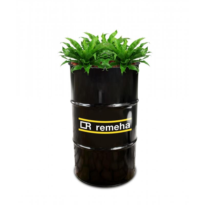 BlackBarrel plantenbak (200 L) bedrukken met logo