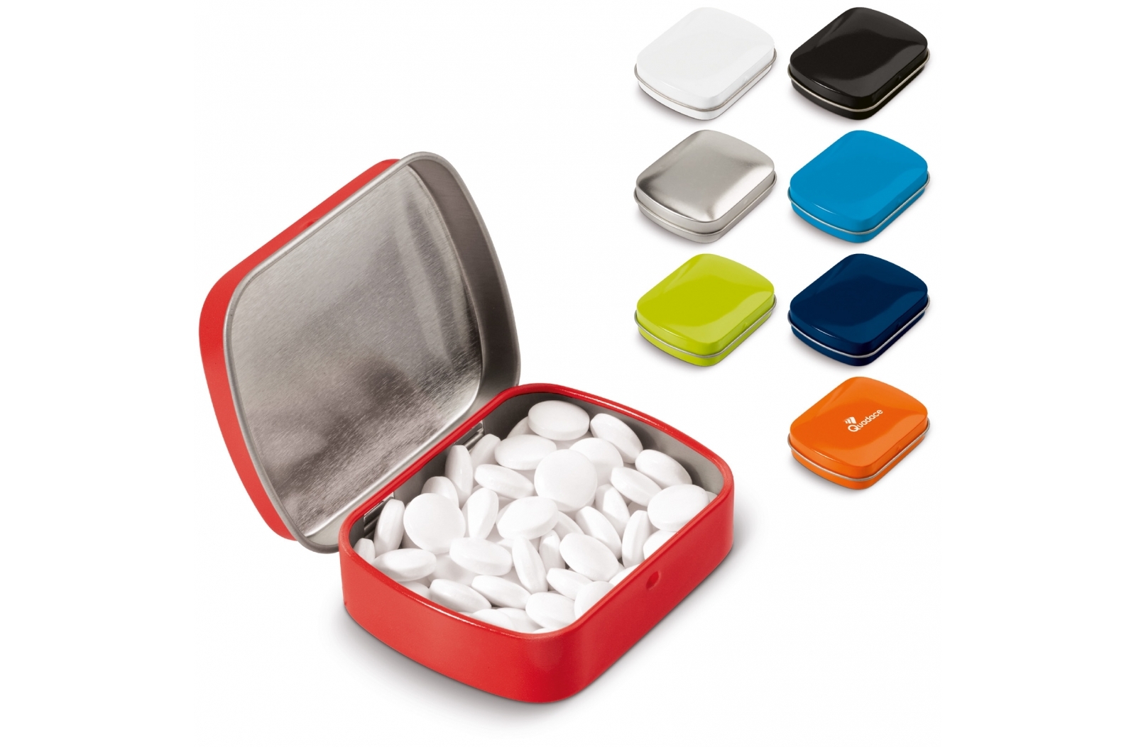 Minty Rechthoekig Pepermunt blikje bedrukken met logo