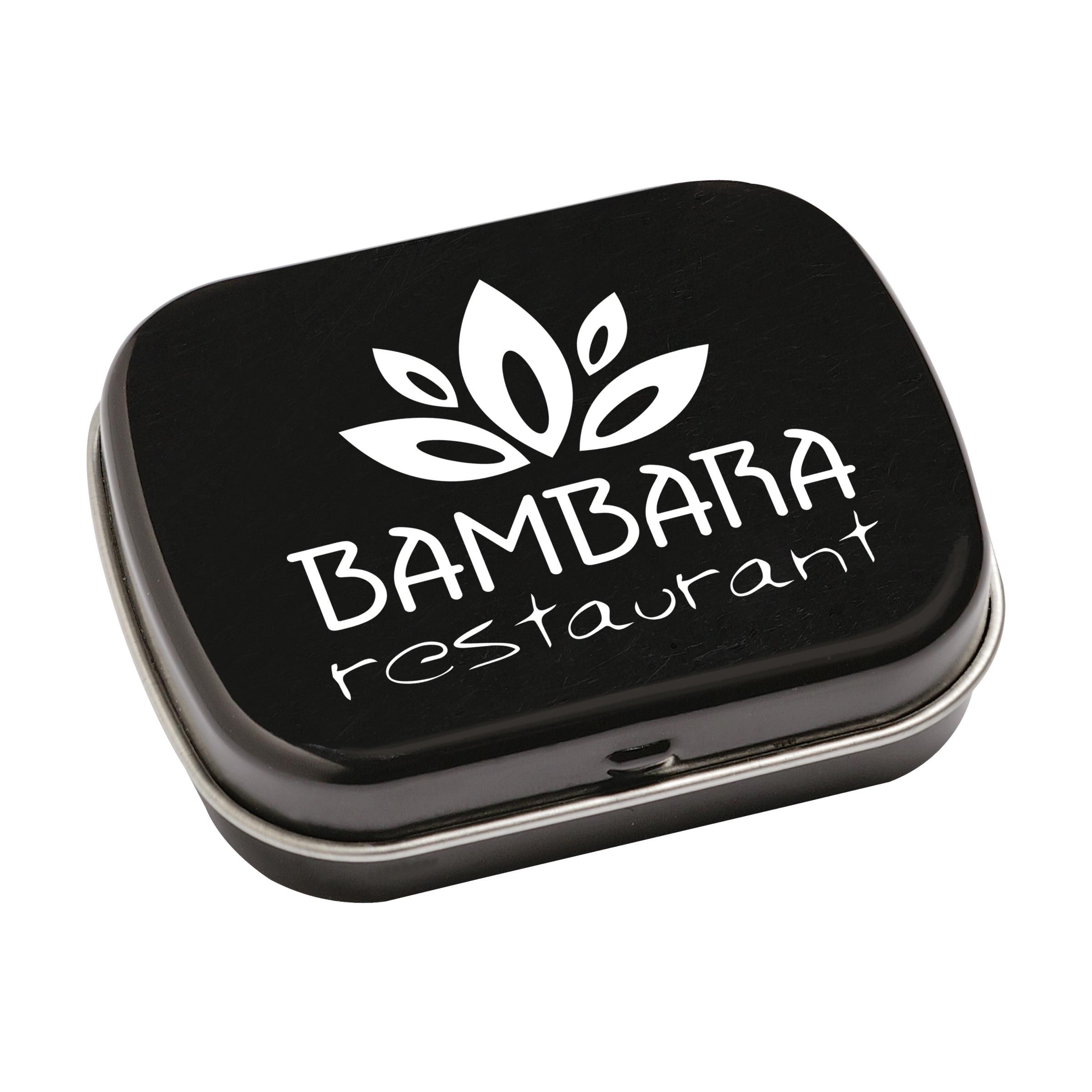 TinBox pepermuntjes bedrukken met logo