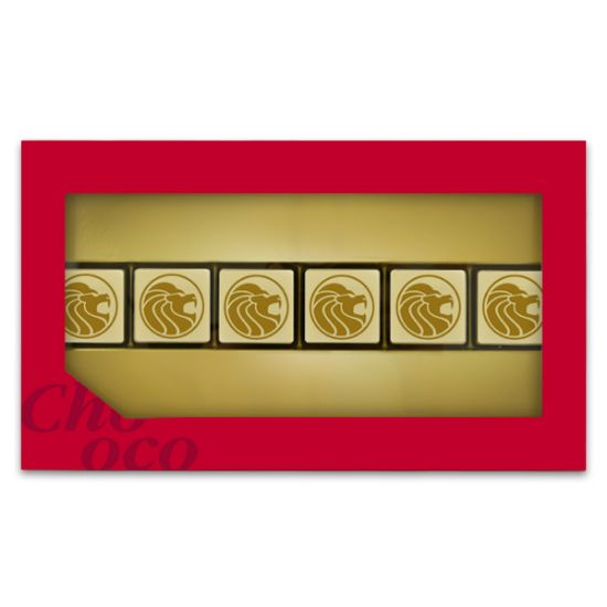ChocoGiftbox 6 Logochocolaatjes bedrukken met logo
