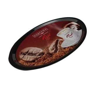 OvalTray dienblad 290 x 210 mm PU/TPE bedrukken met logo