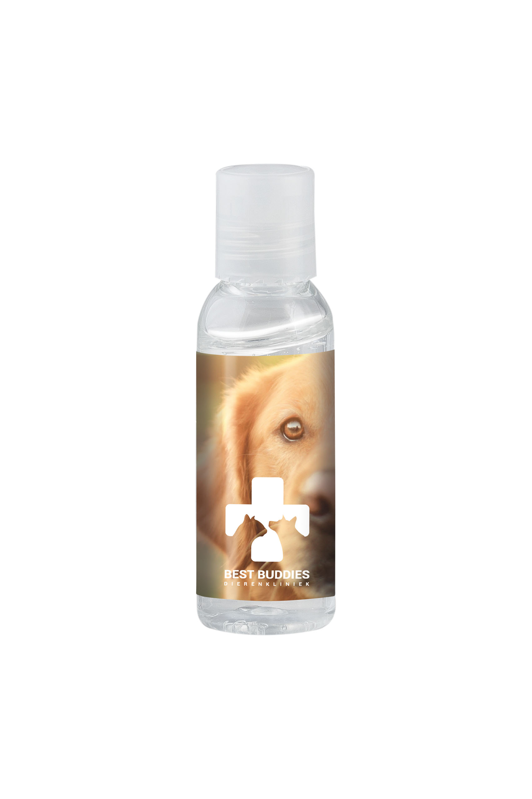 Handreinigingsgel (50 ml) bedrukken met logo