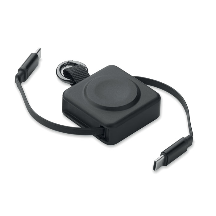 Intrekbare 100W USB-C-kabel bedrukken met logo