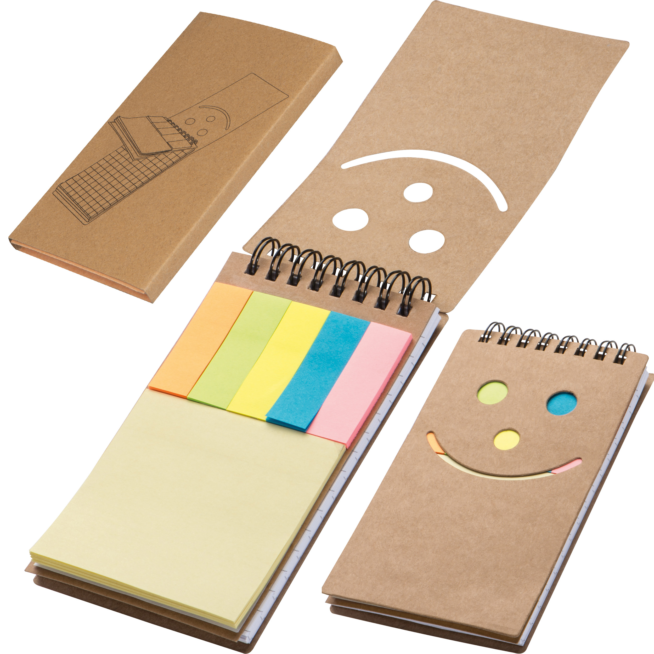 Bluff Notitieboekje met gezichtje bedrukken met logo