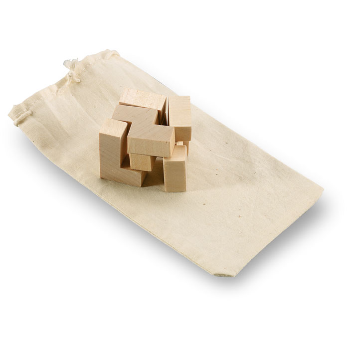 Klik Houten puzzel bedrukken met logo