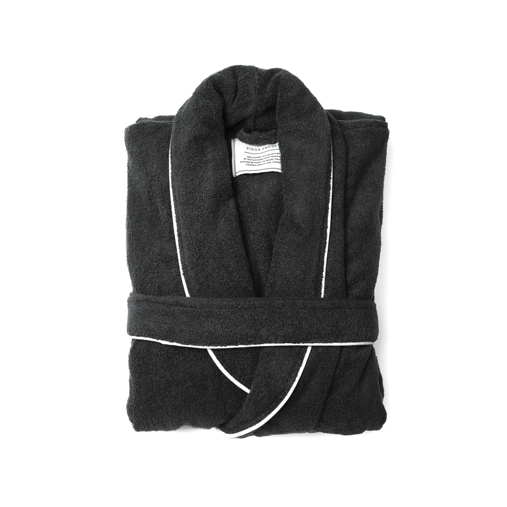 VINGA Harper Badjas S/M bedrukken met logo