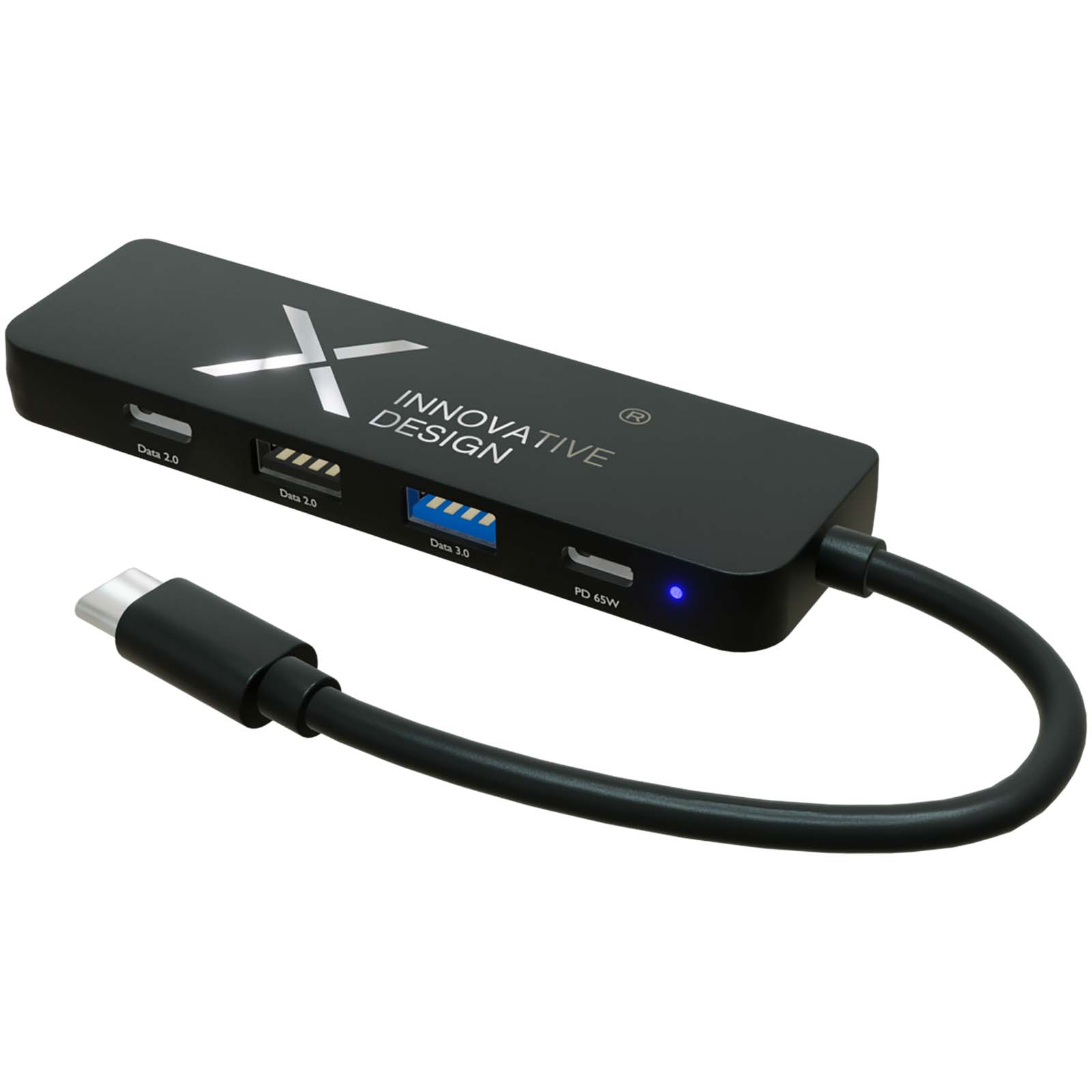 SCX.design H17 5 in 1 USB hub bedrukken met logo