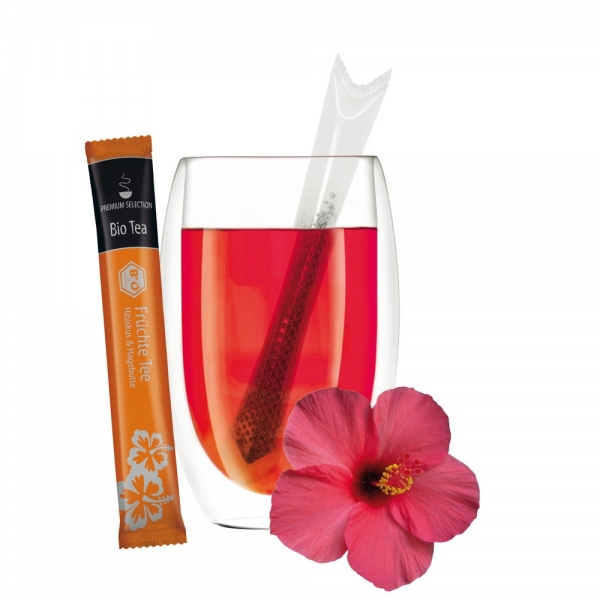 Organische TeaStick - fruit bedrukken met logo