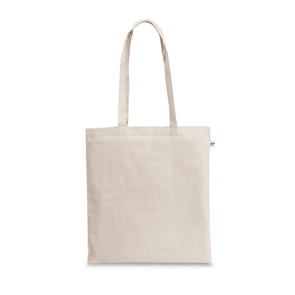 SVANETI. Tas van gerecycleerd katoen (70%) en polyester (30% rPET) (140 g/m²) bedrukken met logo