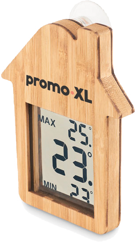 Clink Bamboe weerstation bedrukken met logo