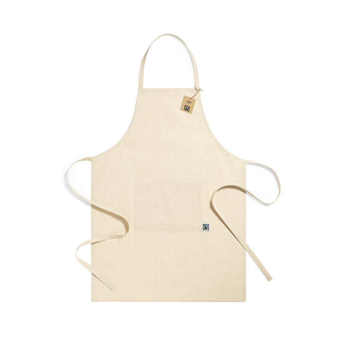 Schort Zowi Fairtrade bedrukken met logo