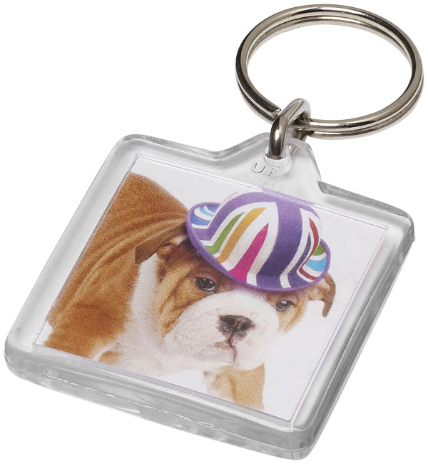 ClassicSquareKey sleutelhanger bedrukken met logo