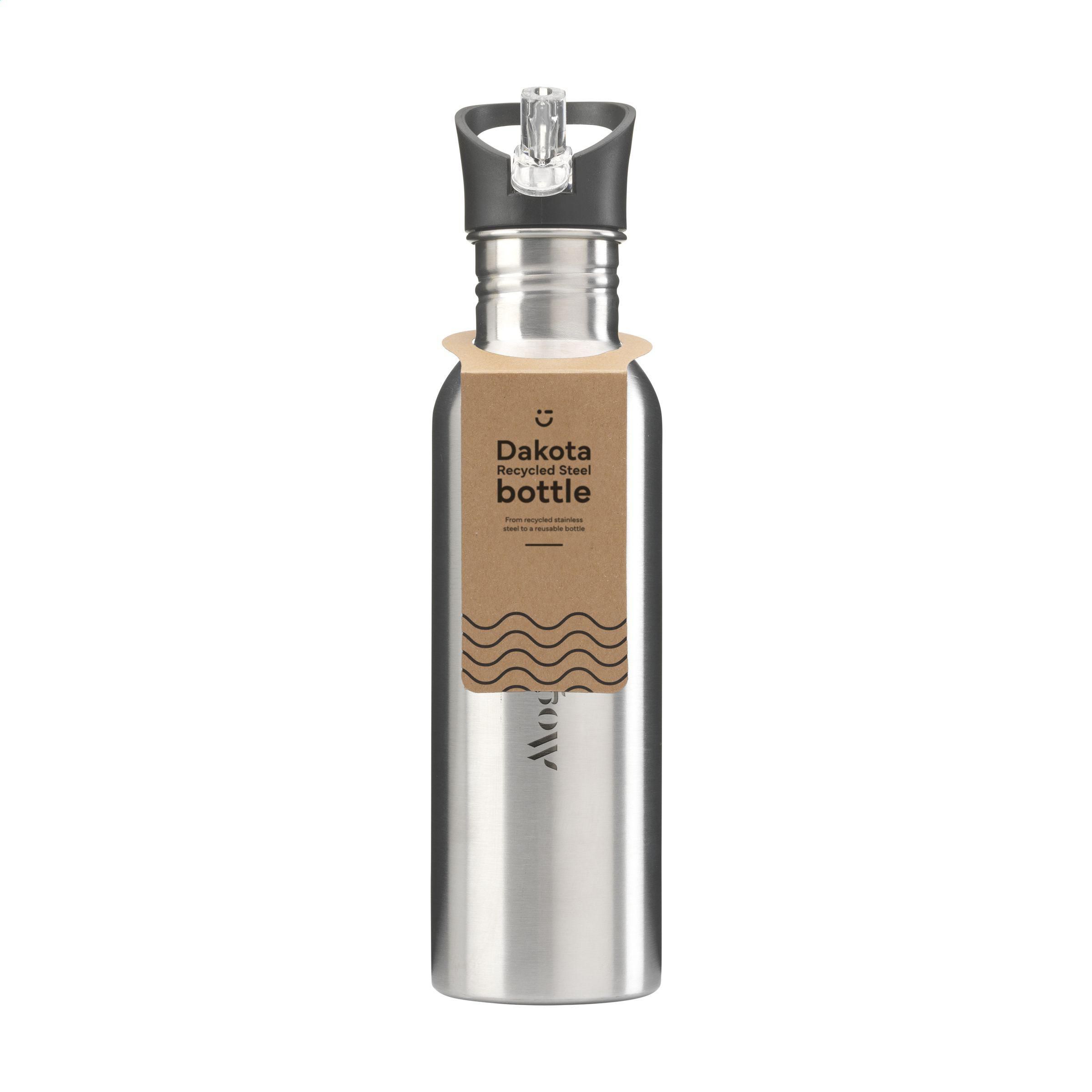 Dakota RCS Recycled Steel Bottle 750 ml bedrukken met logo