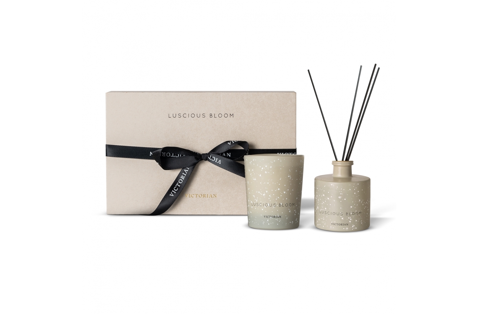 Victorian Luscious Bloom kaars/geurstokjes bedrukken met logo