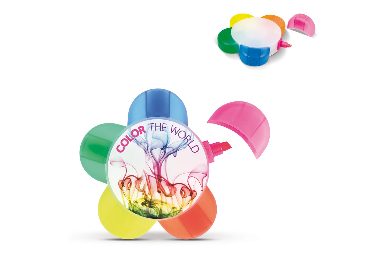 Markeerstift bloem bedrukken met logo