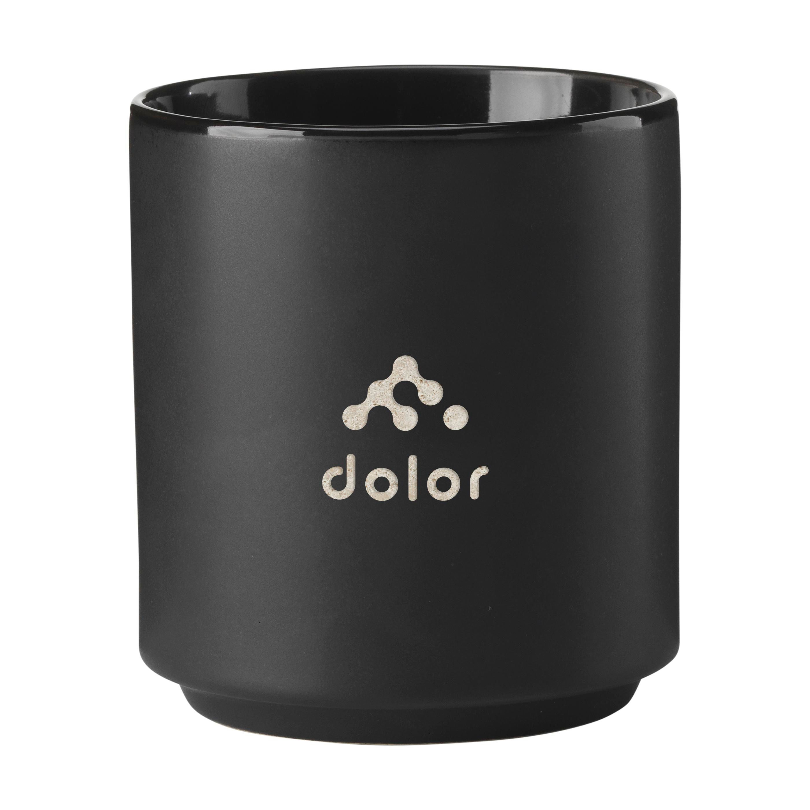 Elba Black 200 ml drinkbeker bedrukken met logo