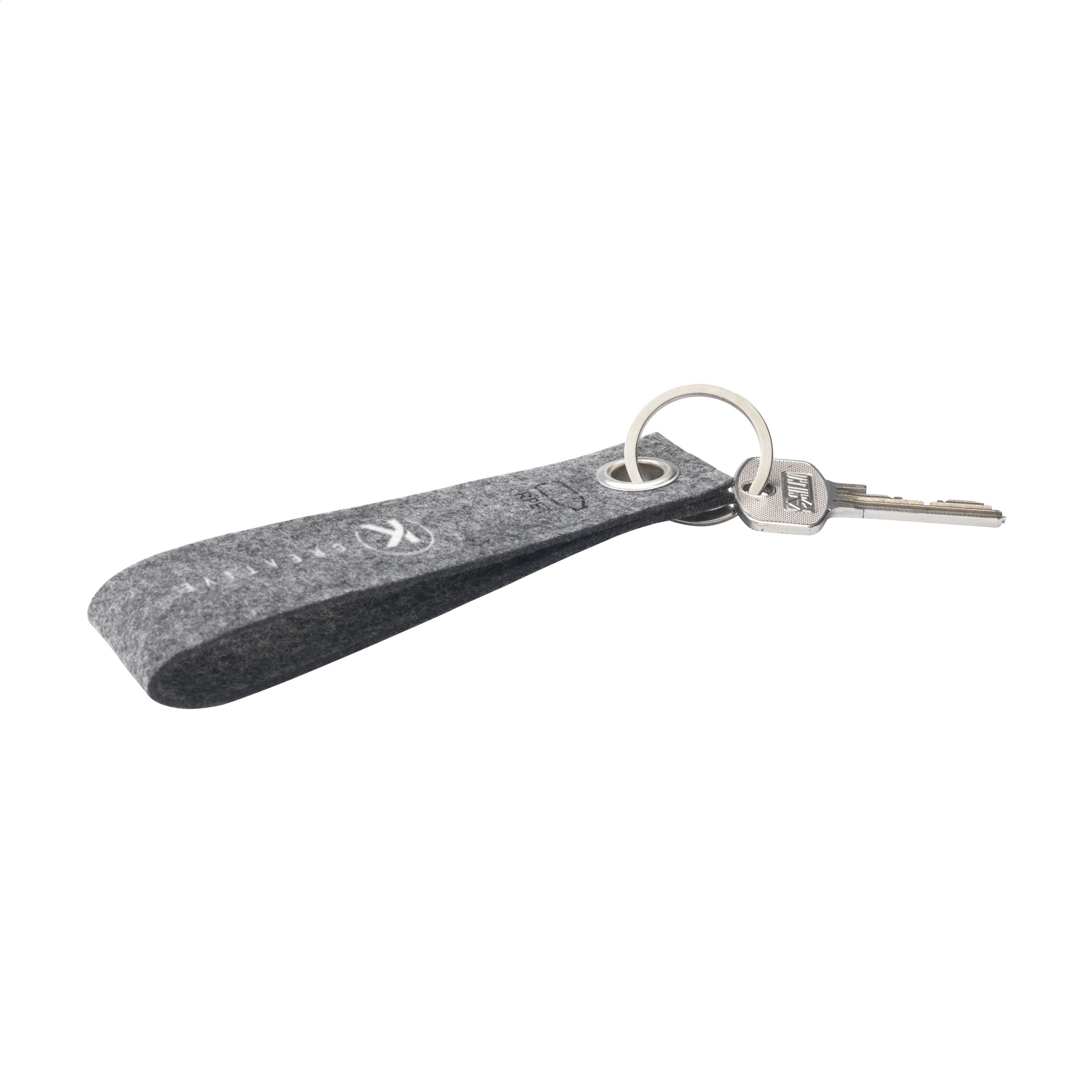 RPET Felt Keyring sleutelhanger bedrukken met logo