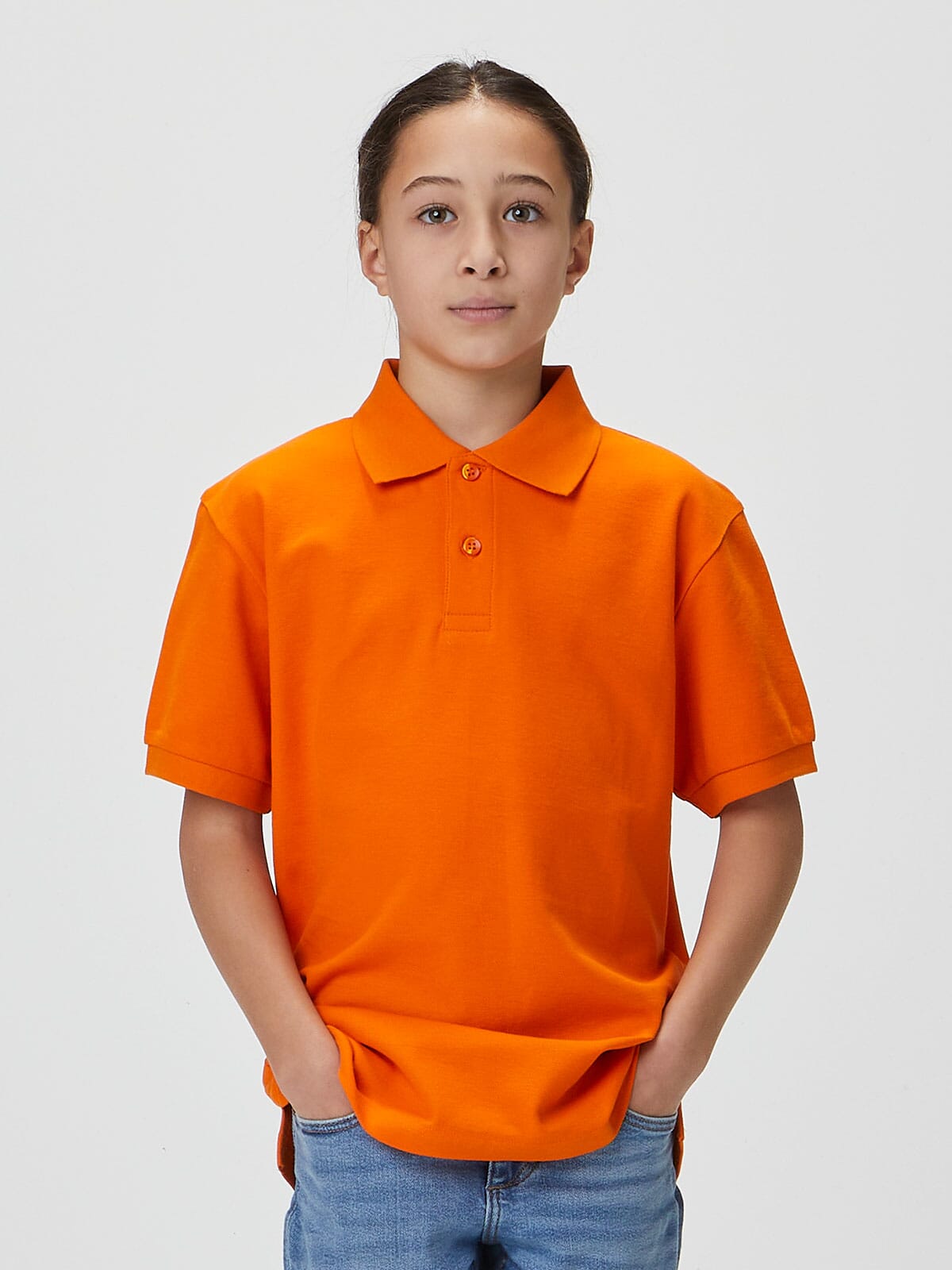 BS Evolution Polo Kids, 180 gr/m2, 100% Cotton Pique bedrukken met logo