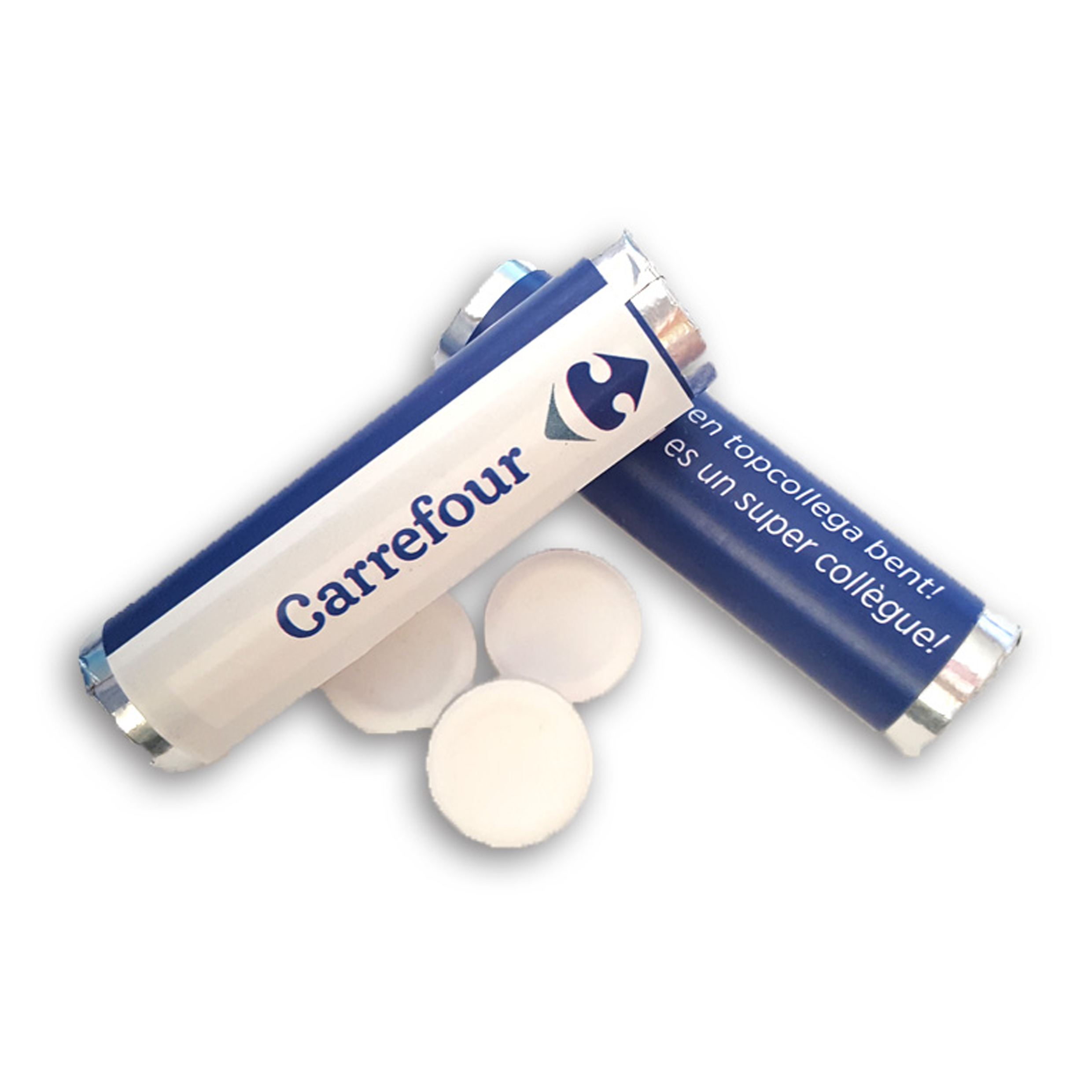 PEPPERMINT ROLL 12 bedrukken met logo