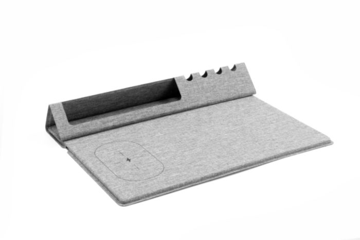 Brandcharger Evopad Charge draadloze oplader bedrukken met logo