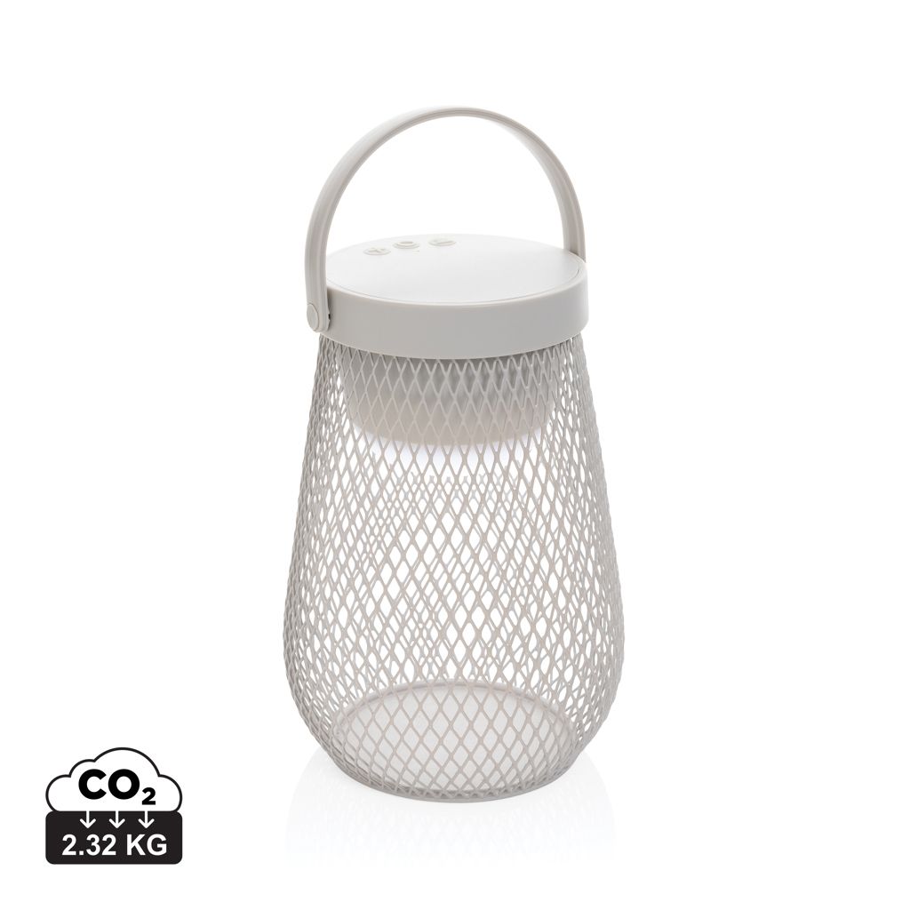 Aurora RCS gerecyclede plastic USB-oplaadbare tafellamp bedrukken met logo