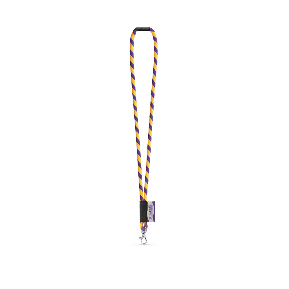 WISBECH. Op maat gemaakte polyamide lanyard bedrukken met logo