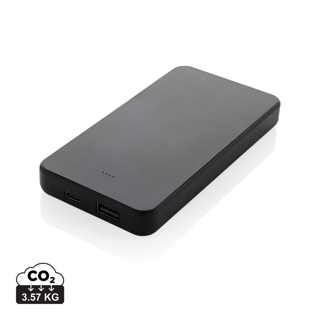Boostcore RCS recycled plastic powerbank 10.000mAh met USB bedrukken met logo